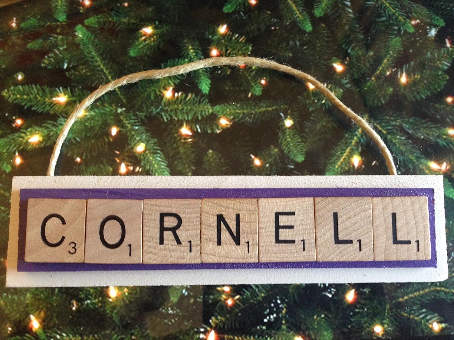 Cornell Christmas Ornament 