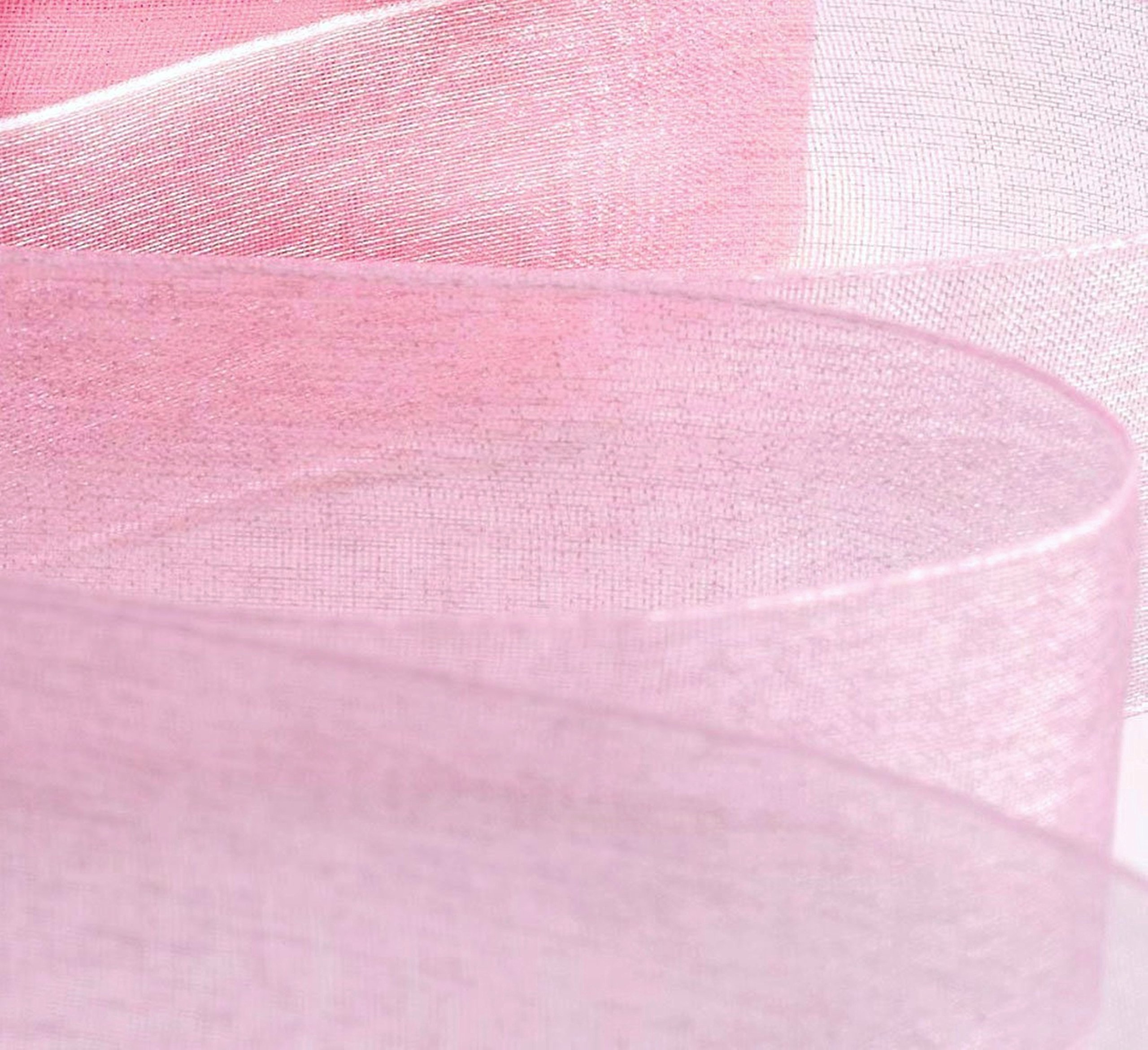 Gcs London Pink Organza Ribbon 12Mm 44 Mtrs Gift Wrap Ribbon, Ribbons For Gift Wrapping, Christmas Ribbon, Gift Wrapping Ribbon For Crafting, Wedding Party Decor