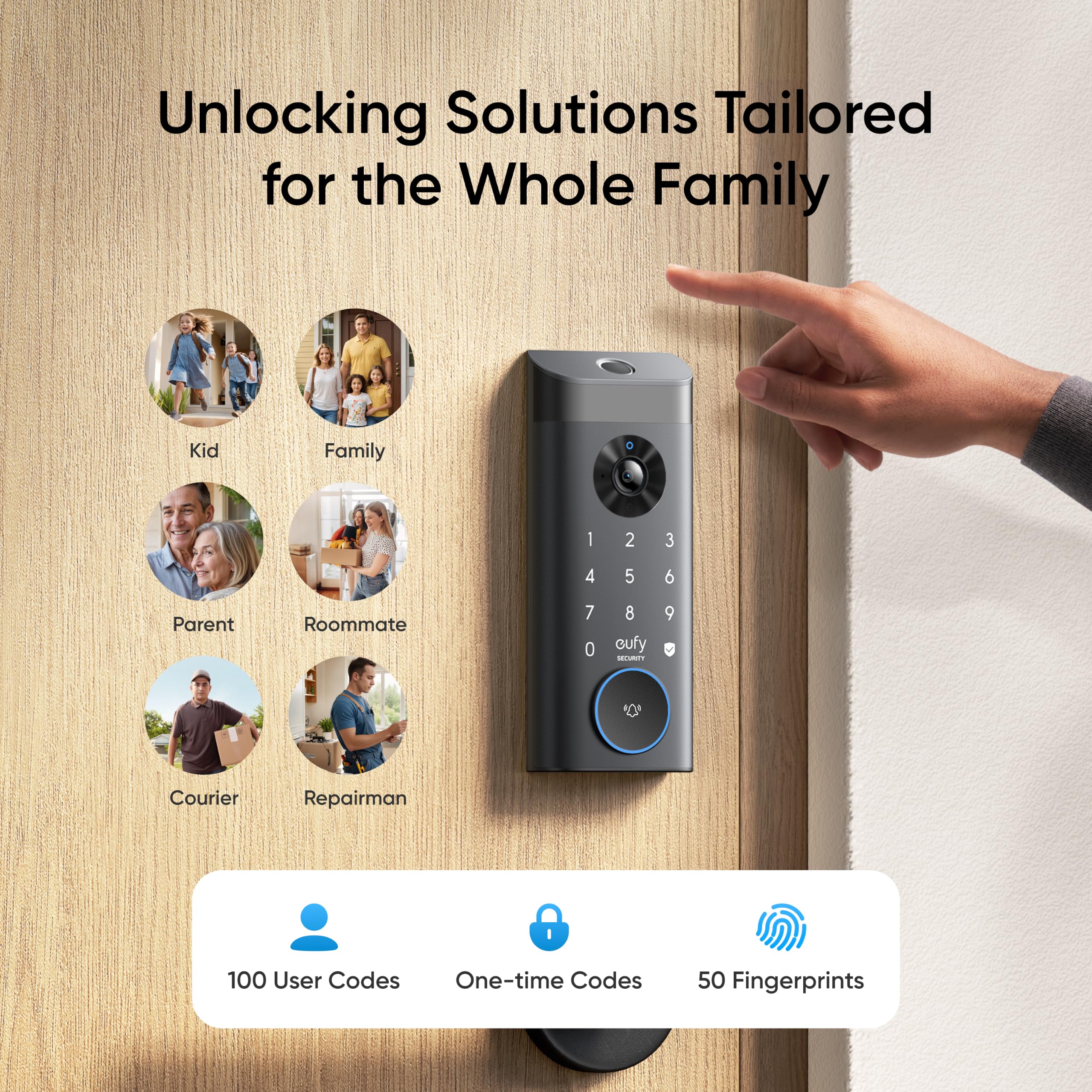 eufy Smart Lock: Video & Fingerprint Keyless Entry -3