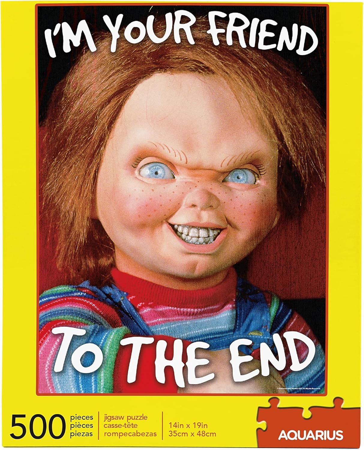 Chucky I'm Your Friend To The End 500 Pc Puzzle
