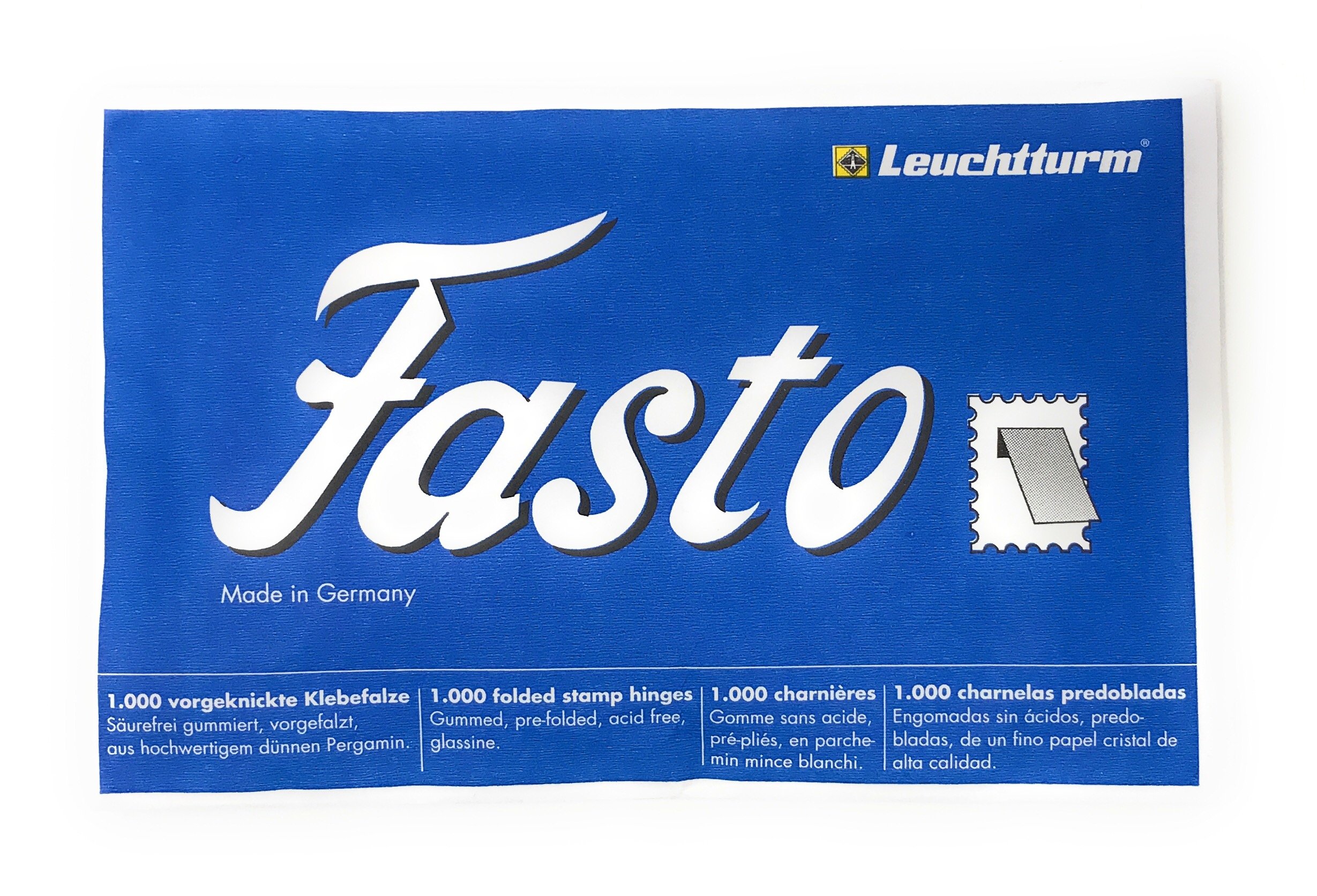 LEUCHTTURM1917 Lighthouse Fasto Stamp Hinges Pack of 1,000