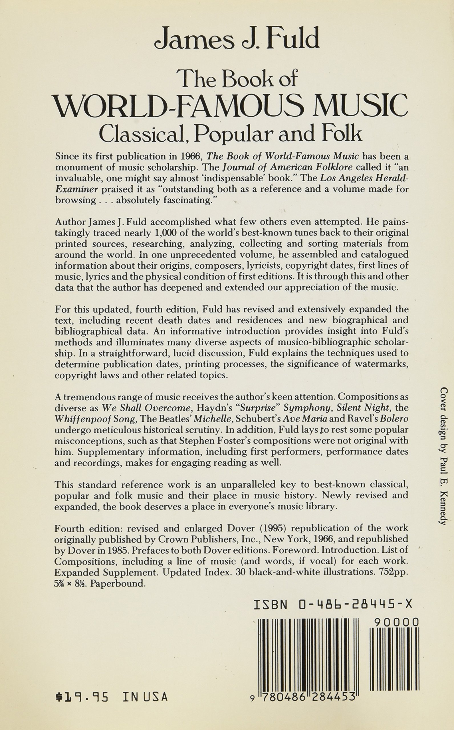 The Book of World-Famous Music: Classical, Popular and Folk