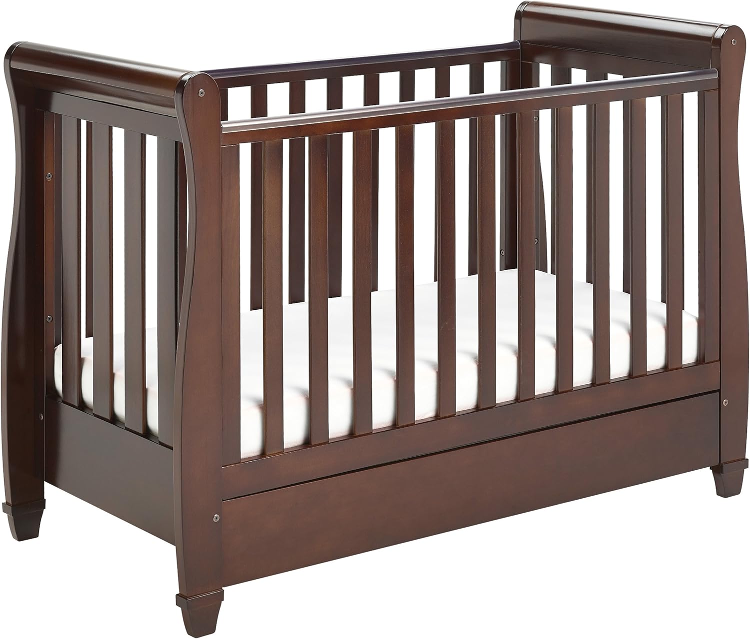 eva drop side cot bed