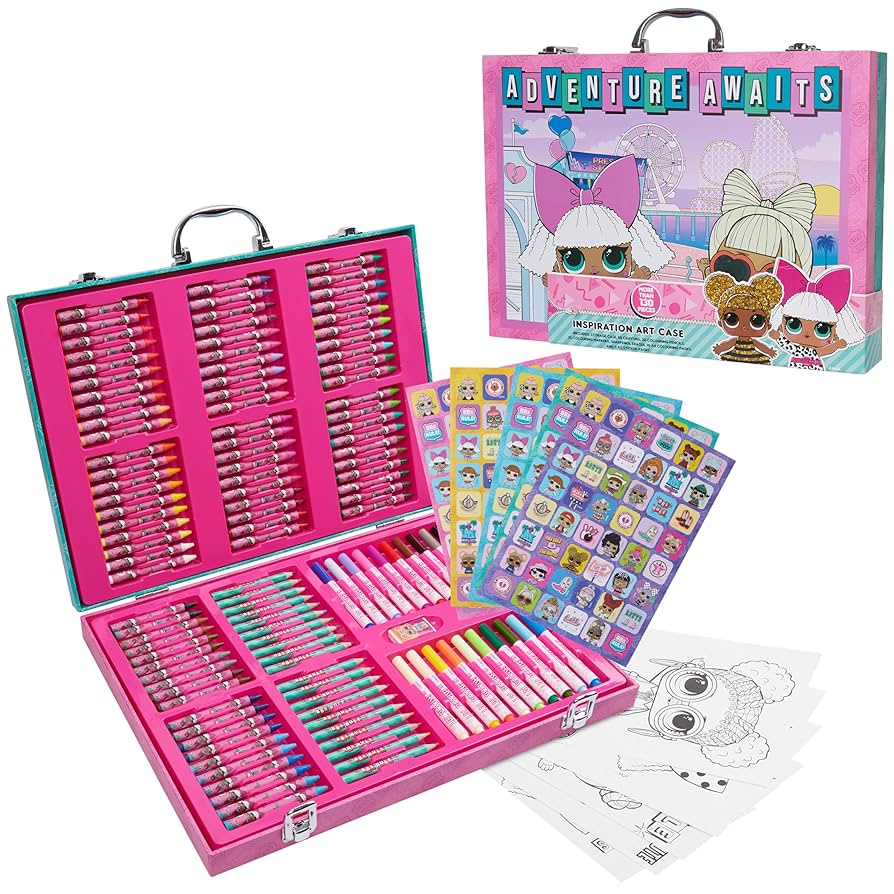 ♡lol♡ キッズ 130 Amazon.com: L.O.L. Surprise! 130-Piece Kids Art Set with