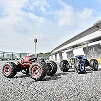 Vista 8 de BEZGAR TD141 Coche de Control Remoto - Escala 1:14 4WD Todo Terreno Grandes Coches RC para Niños, 2.4GHz Coches de Acrobacias Transformables