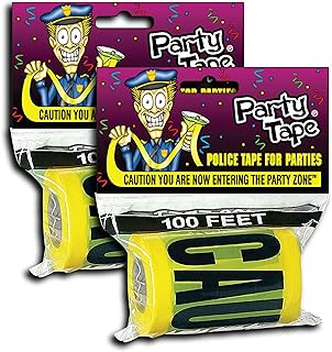 2-Pack - Caution You are Now Entering The Party Zone - Police / CSI / Crime Scene Tape