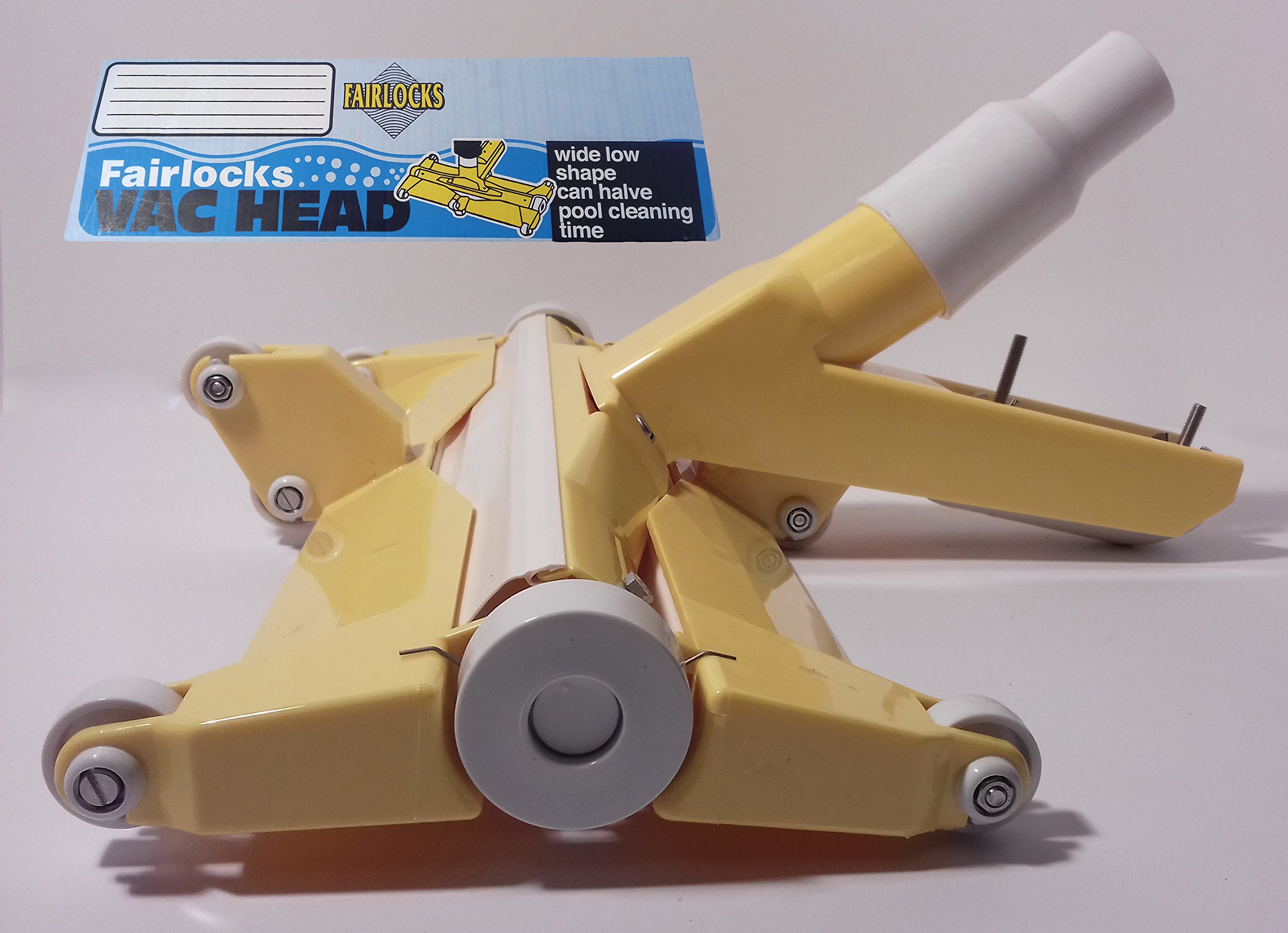 Aspirafango FAIRLOCKS in PVC con ruote e spazzole 47cm attacco tubo 38/50mm