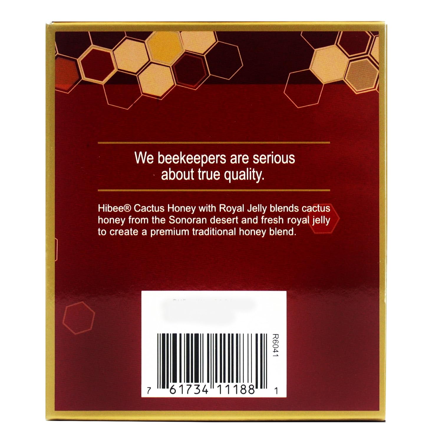 HIBEE Fresh Royal Jelly in Cactus Honey with 30,000mg Royal Jelly_22oz