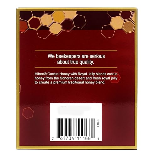 Miniatura 8 de HIBEE Jalea real fresca en miel de cactus con 30,000 mg de jalea real 22 oz