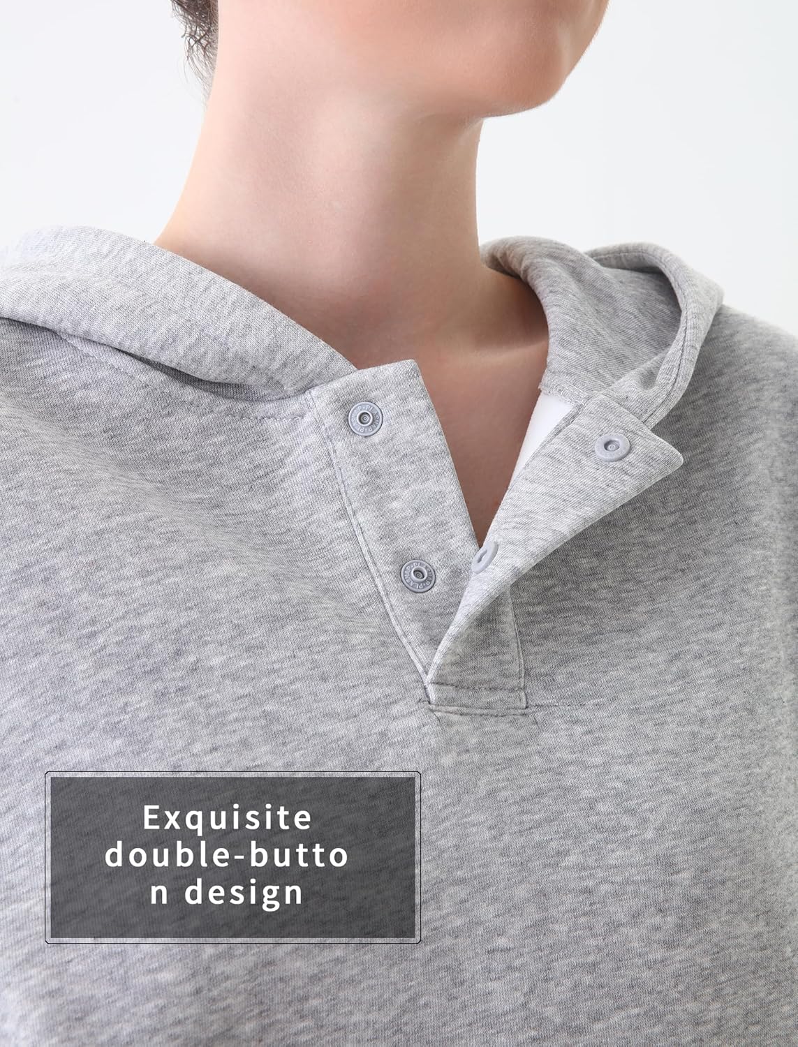 Womens 2 Piece Sweatsuit Set, 2025 Casual Long Sleeve Hoodie with Loose Wide Leg Sw... - Image 6