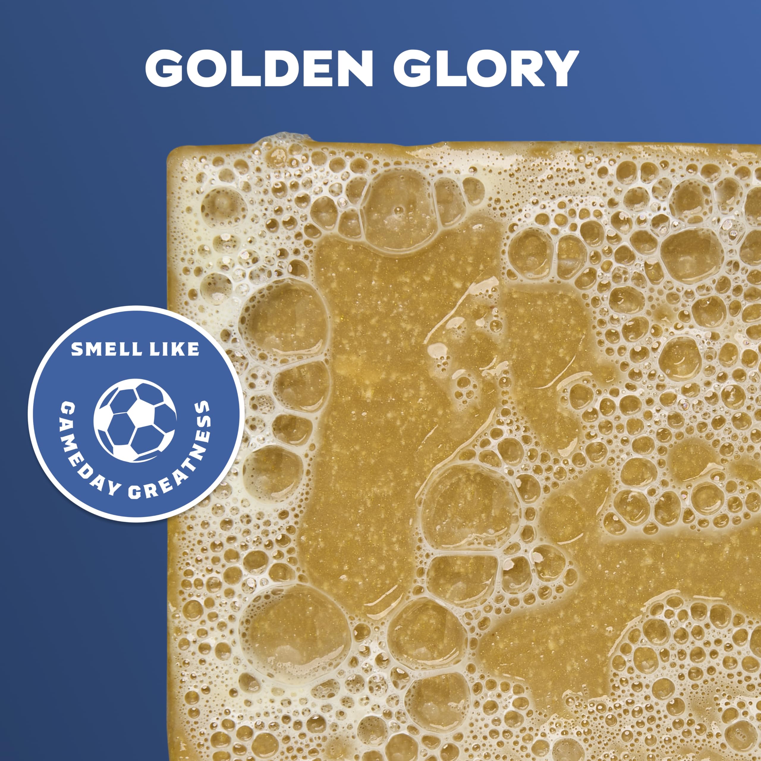 Dr. Squatch Natural Men's Bar Soap – limitowana edycja FIFA World Cup 2026, inspirowane prezenty dla mężczyzn – Natural Cold Process Soap Bar – Golden Glory (142 g)