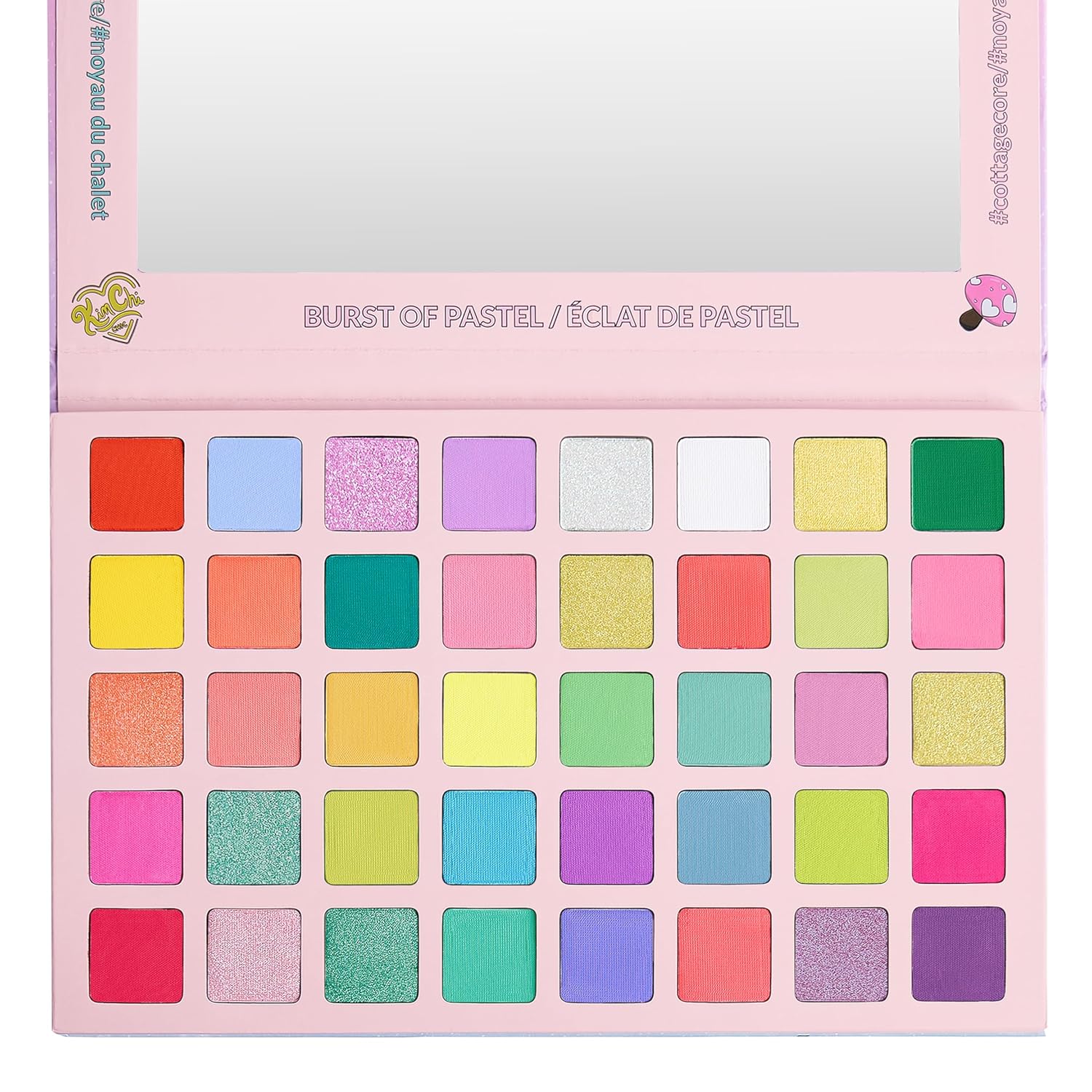 KimChiChic Beauty Holy Fairytale Palette – 40 Color Eyeshadow Palette, Highly Pigmented, Blendable, Long Lasting, Cruelty Free Cottagecore 1.26oz