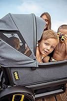 Vista 7 de Veer Cruiser XL Essentials Bundle Cochecito todo terreno de 4 plazas premium para niños Totalmente plegable Manguera lavable Incluye Cruiser