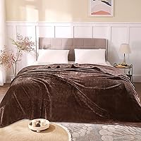 Vista 181 de BEDELITE Fleece Blanket White Throw Blanket for Couch & Bed, Luxury Plush Cozy Fuzzy Blanket 50" x 60", Super Soft Warm Lightweight Throw Blanket