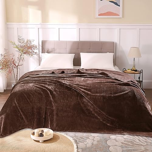 Miniatura 181 de BEDELITE Fleece Blanket White Throw Blanket for Couch & Bed, Luxury Plush Cozy Fuzzy Blanket 50" x 60", Super Soft Warm Lightweight Throw Blanket