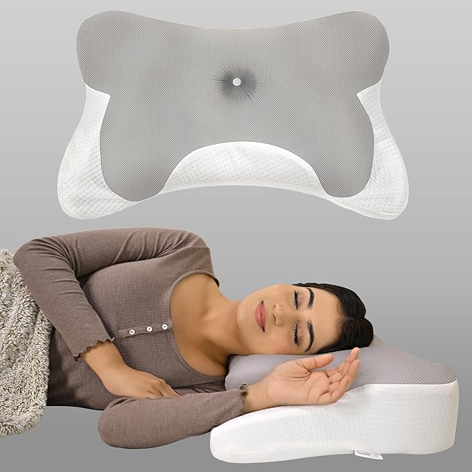 MY ARMOR Memory Foam Butterfly Pillow, Orthopedic Pillow for Neck Pain