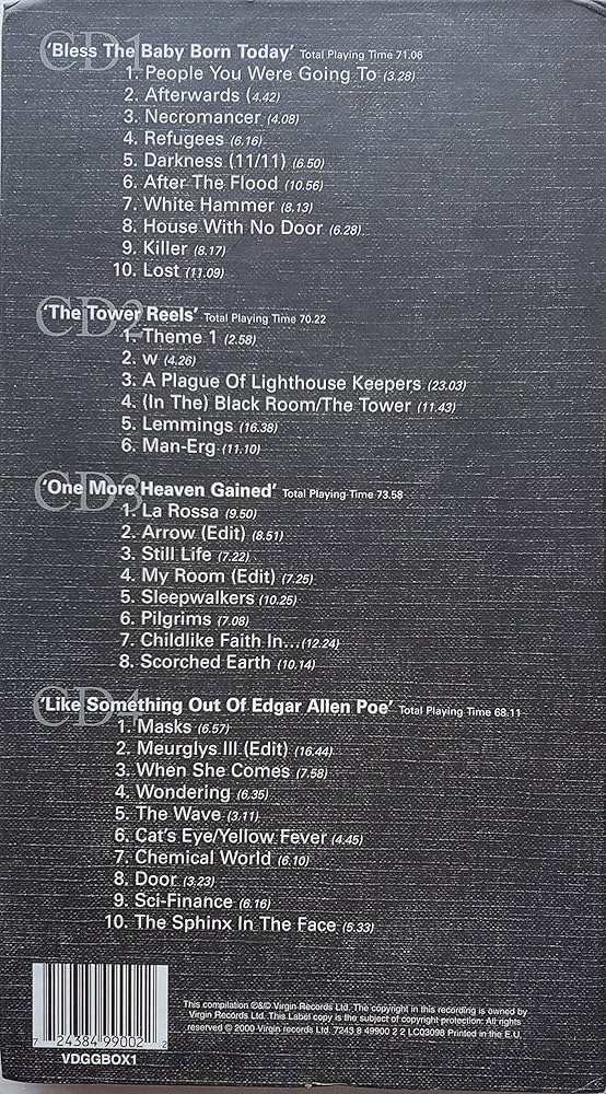 洋楽 van der graaf generator box Van der Graaf Generator， VdGG【CD EU盤 4枚組コンピレーション】The Box