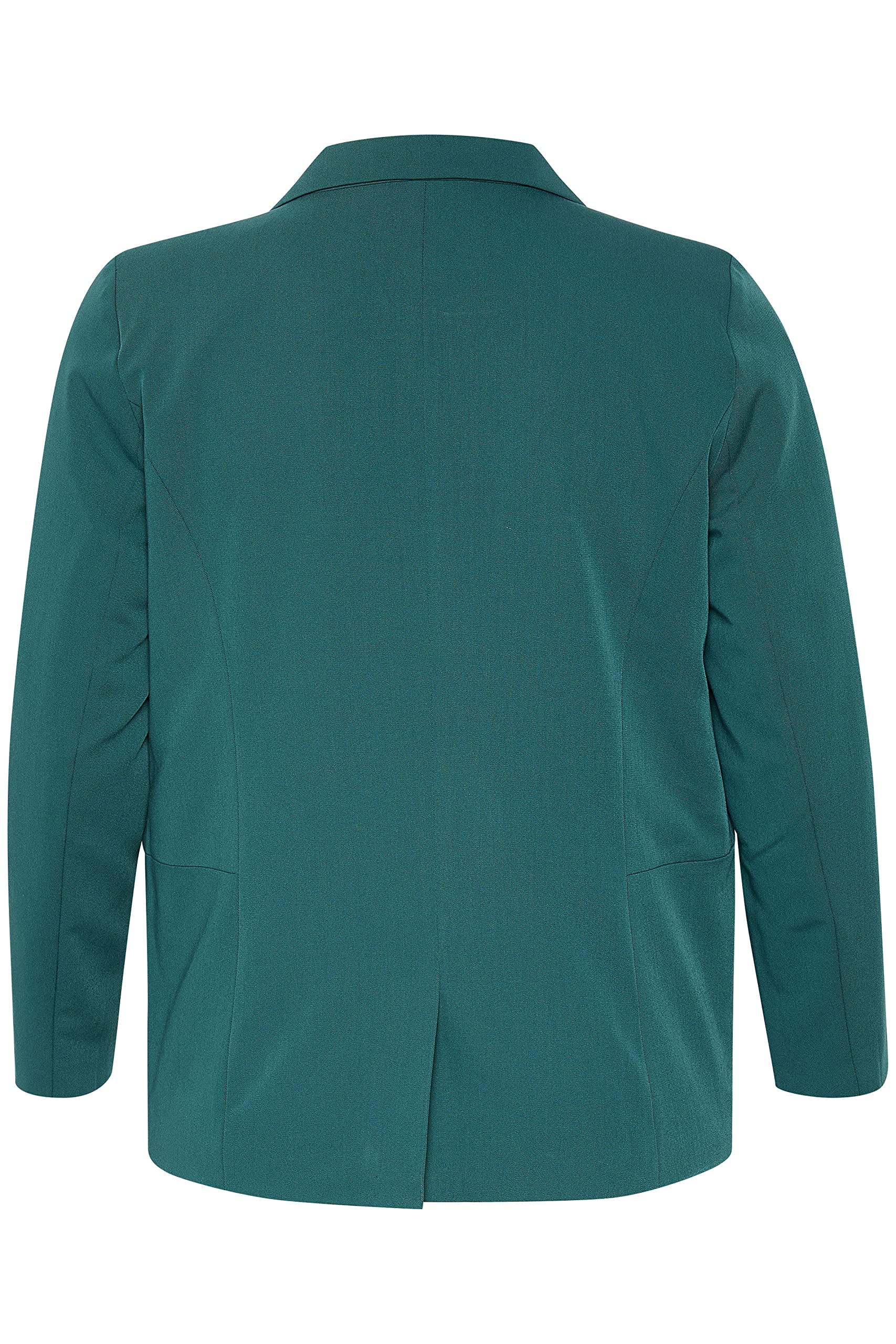 Kaffe Curve Plus-Size Women's Blazer Long Sleeves Single Button Front Pockets Donna