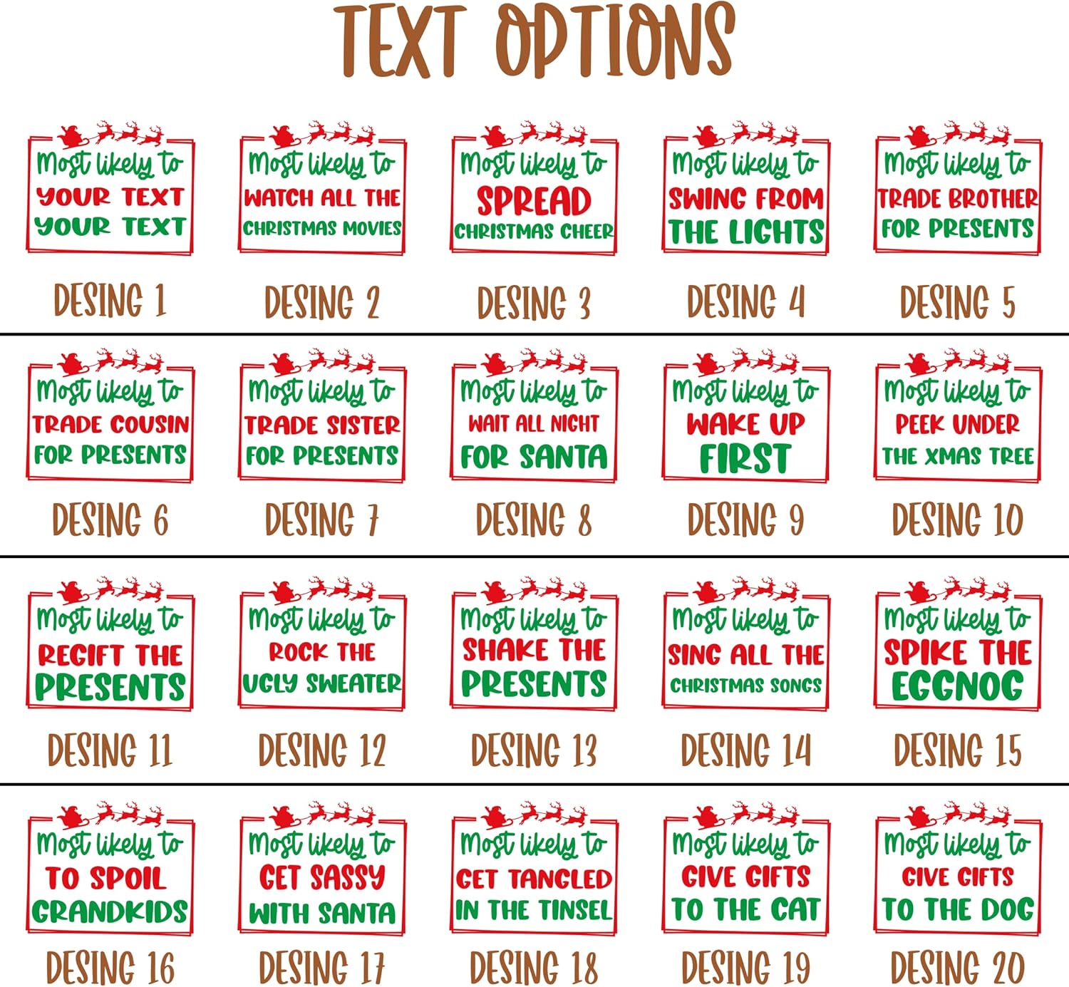 Custom Most Likely to Christmas Tshirts, Family Matching Christmas Shirts, Funny Xmas Family Shirt, Most Likely Christmas Tee - Image 2