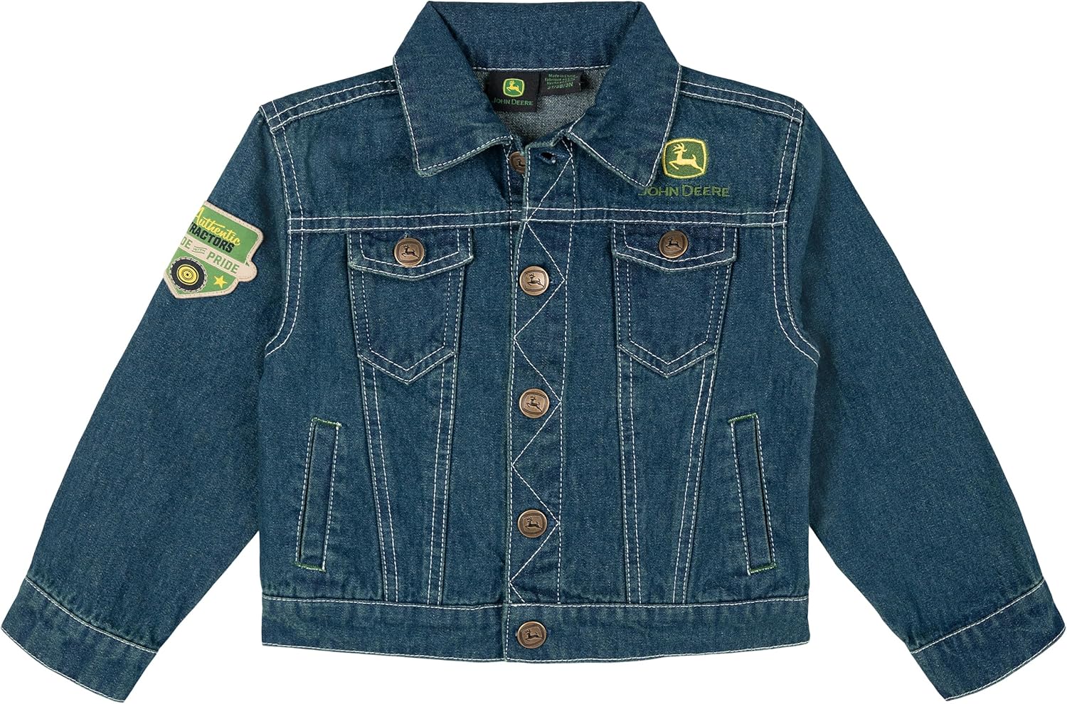 John Deere Tractor Denim Jacket Toddler to Big Kid Sizes (2T - 14-16)
