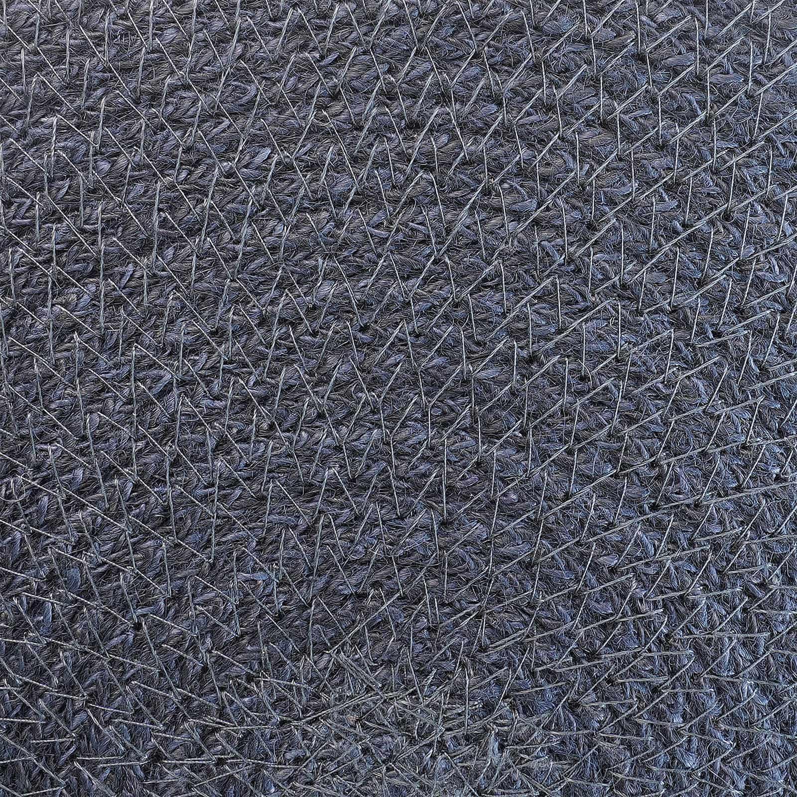 Jute podkładki stołowe, 12 szt., ciemnoszare, Ø 30 cm