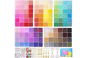 Funtopia 3mm Tiny Seed Beads for Jewelry Making