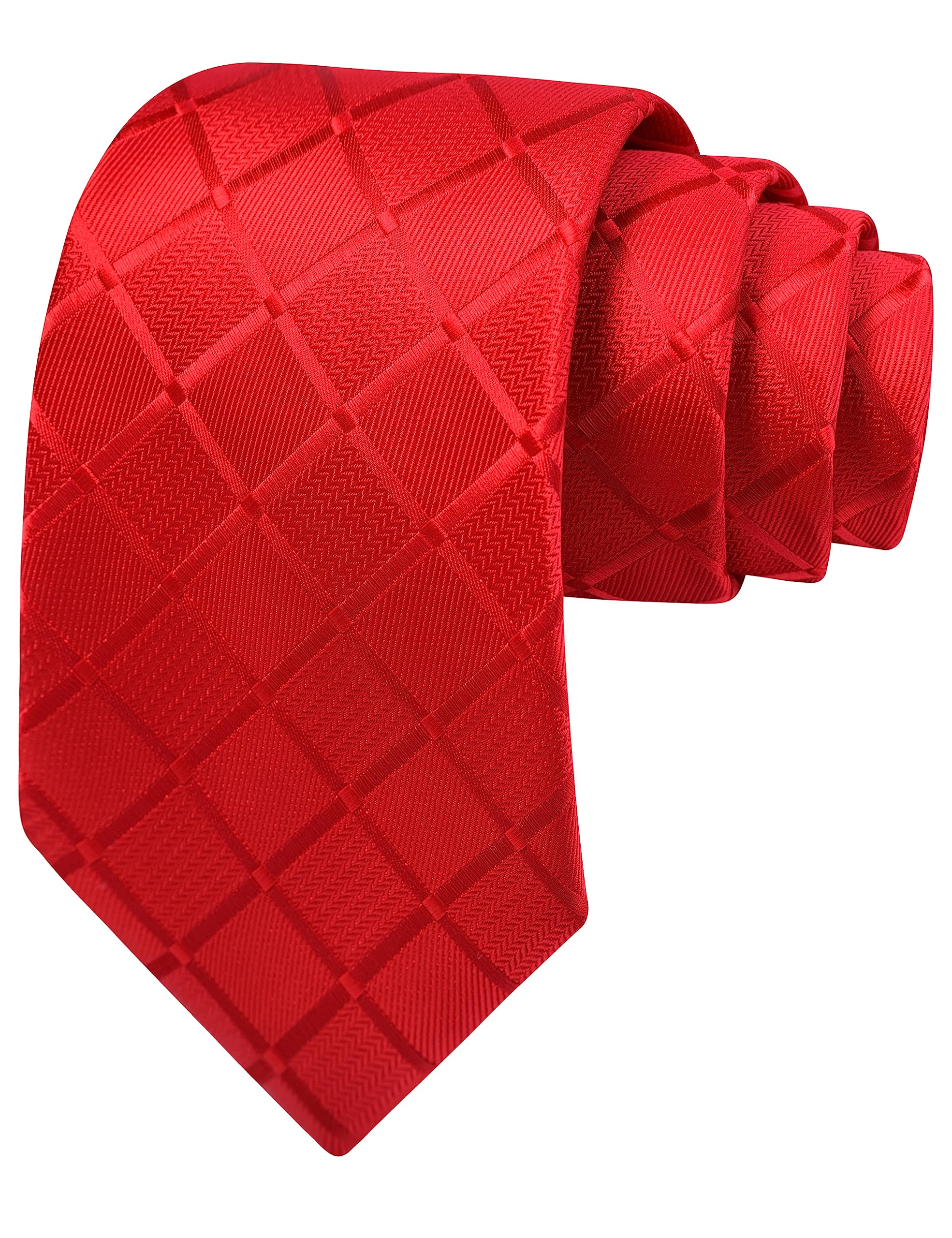 GUSLESON 3.15"(8cm) Fashion Striped PaisleyTies Mens Plaid Flower Necktie for Wedding