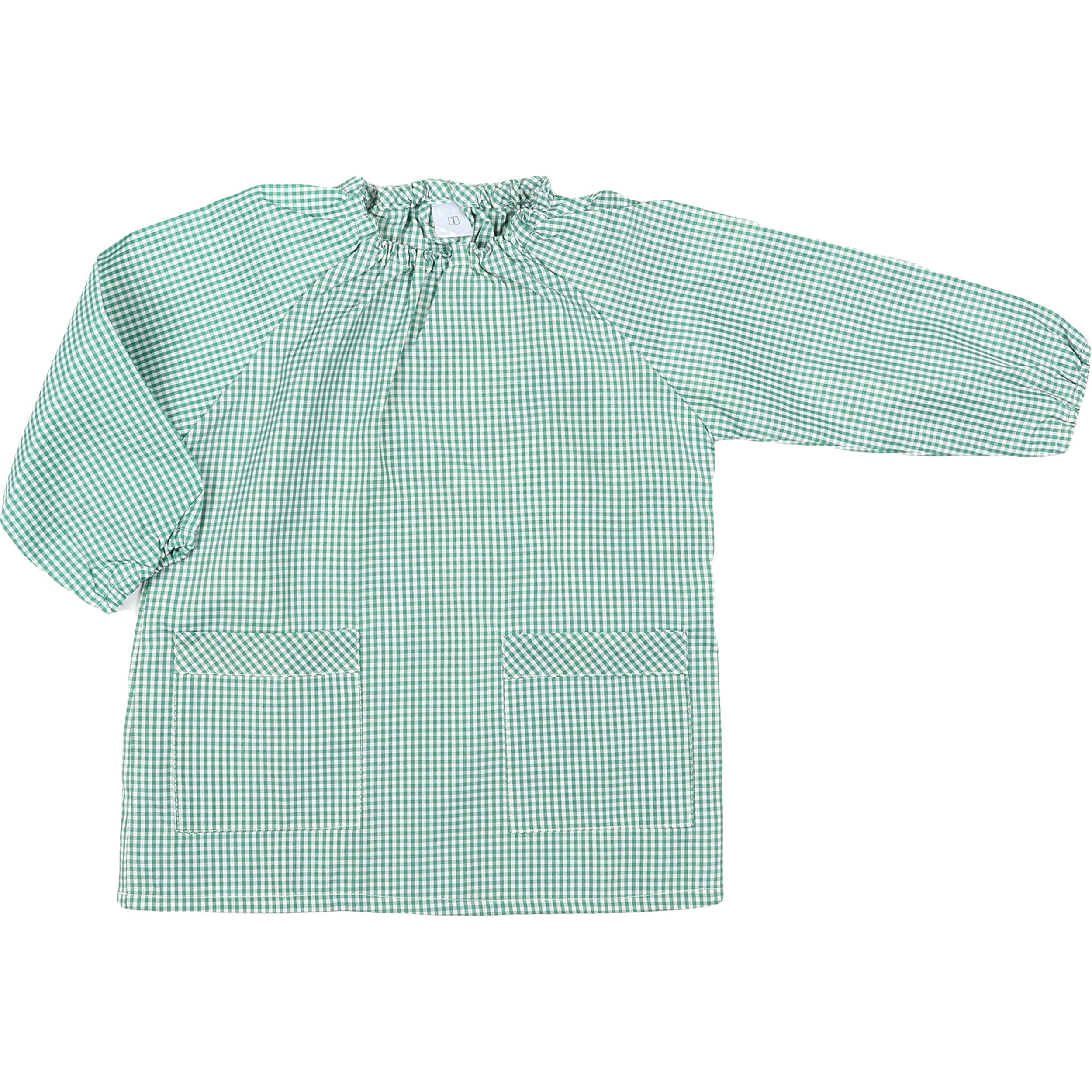 H HANSEL HOME Bata Escolar Babi Escolar Infantil Sin Botones Niño y Niña Elástica en Puño y Cuello Color Liso