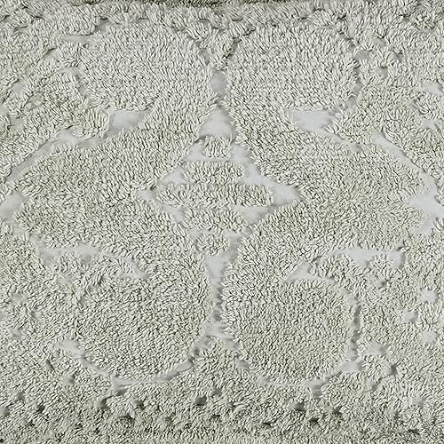 Miniatura 4 de Better Trends Ashton Collection Cubrecama supersuave y ligero con diseño de medallón, 100% algodón copetudo, lavable a máquina, secar en la