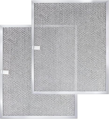 【ALUMINUM UPGRADED】BPS1FA30 Range Hood Filter 11-3/4" x 14-1/4" x 3/8" (2 Pack) by Beaquicy - Replacement for Bro-an, Nutone Mesh Aluminum Grease Range Hood -Replaces 99010299 S99010299 S99010305