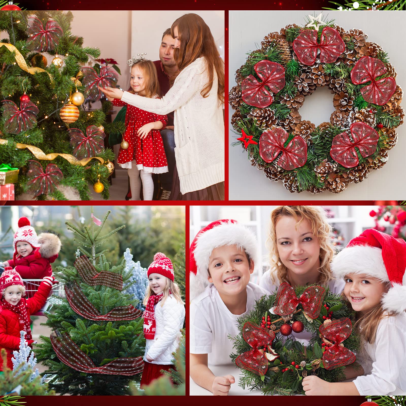 Jomnvo Lot De 2 Rouleaux De Tulle Pailleté Pour La