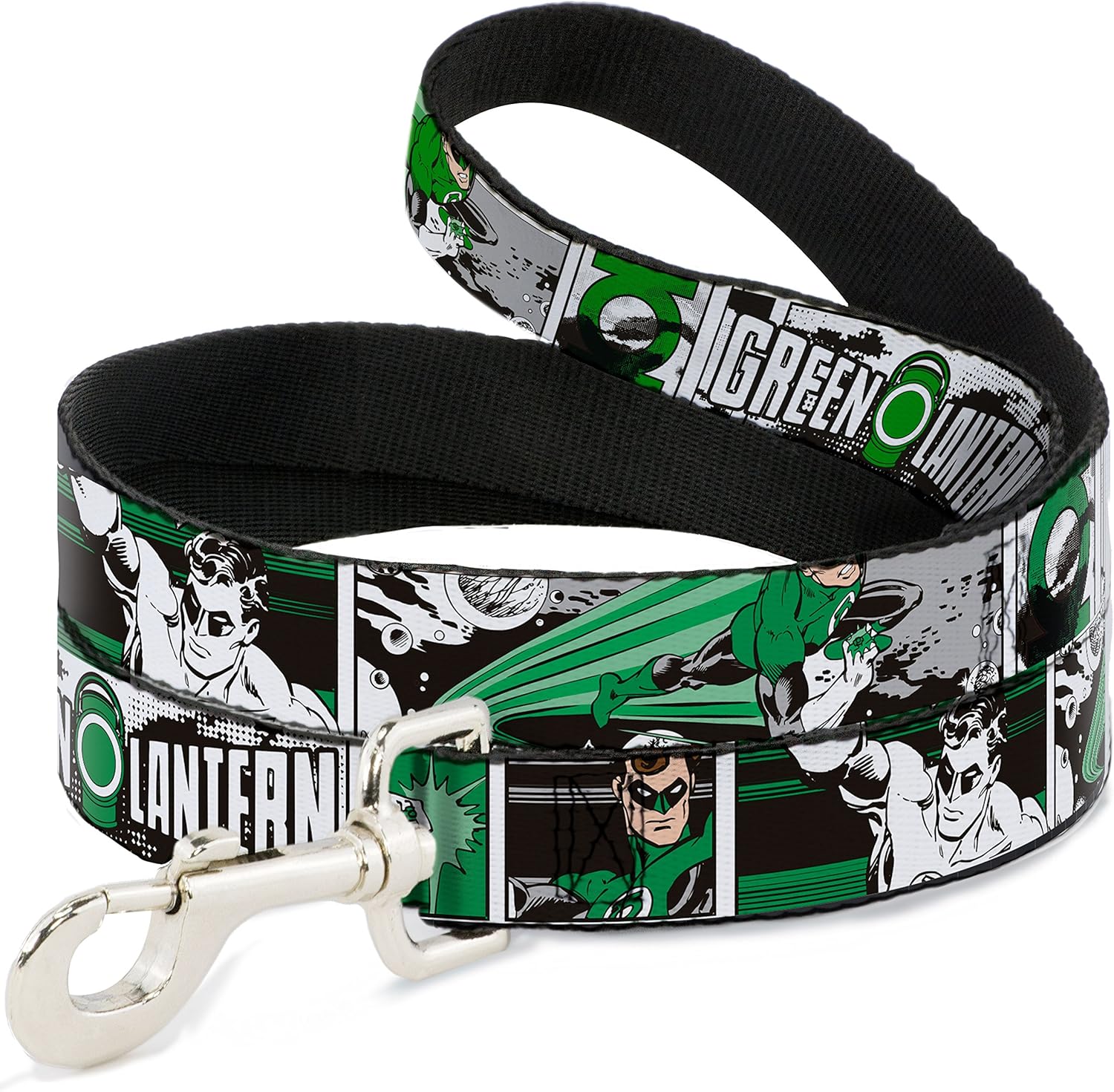 Buckle-Down "Green Lantern Comic Strip Dog Leash, 6'