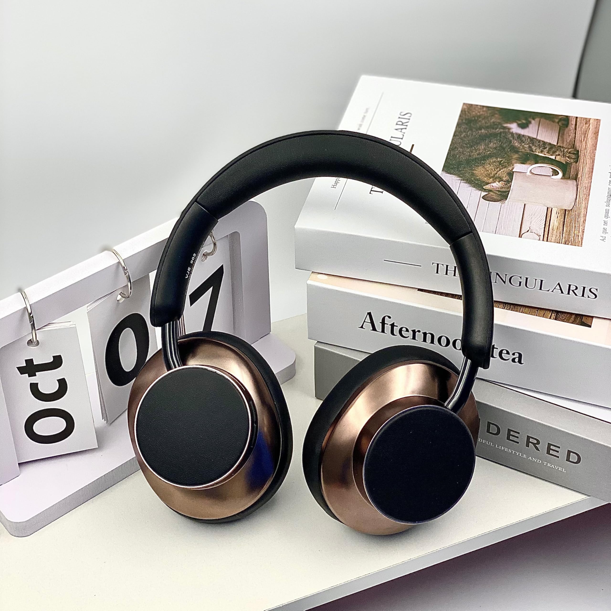 ND NEXT DESTINATION - 902 Cuffie sovraurali a fascia, Cuffie Bluetooth 5.3 senza fili, con Bass Potente e Audio Crystal, con Batteria Durevole