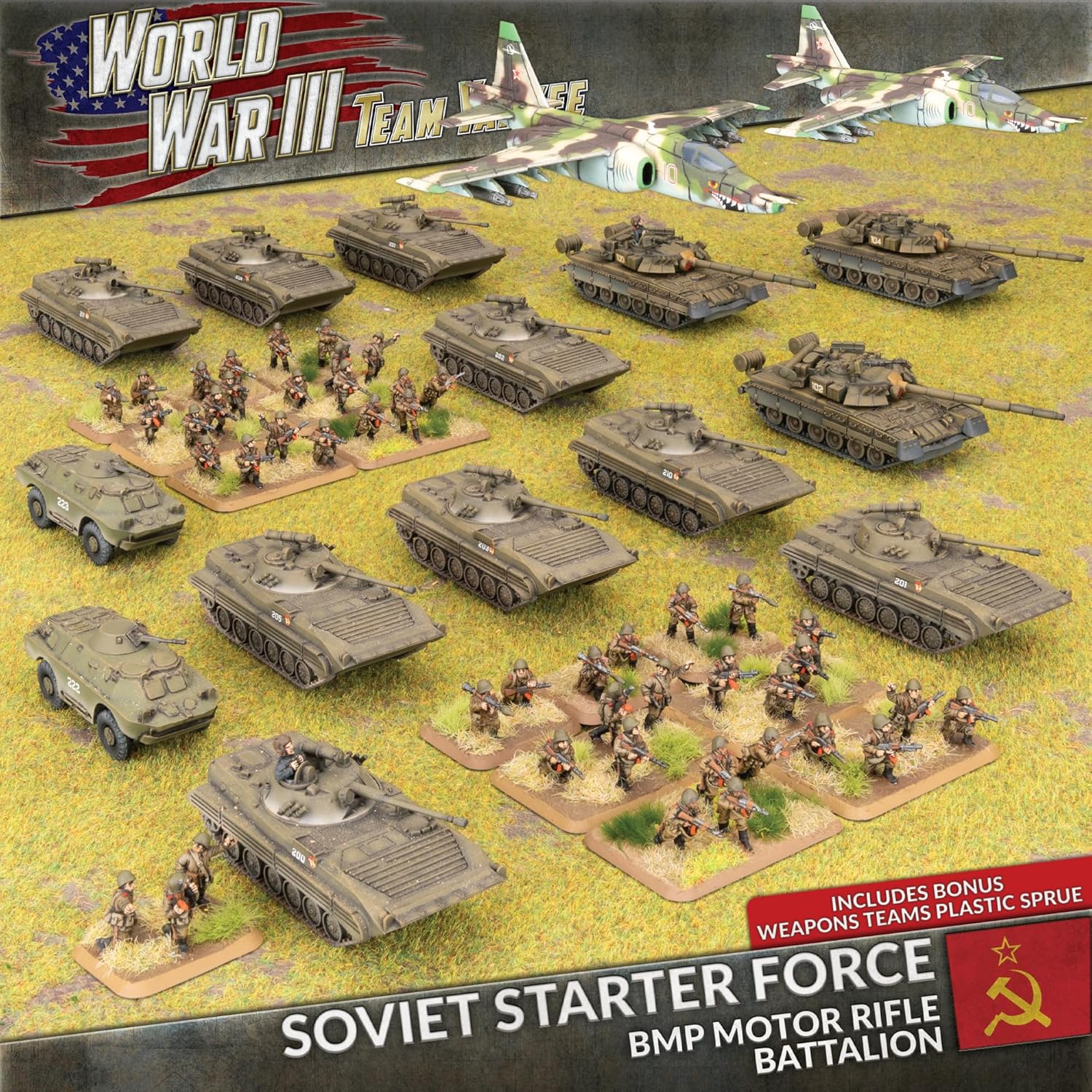 Flames of War - Team Yankee - Soviet Starter Force BMP Motor Rifle Battalion