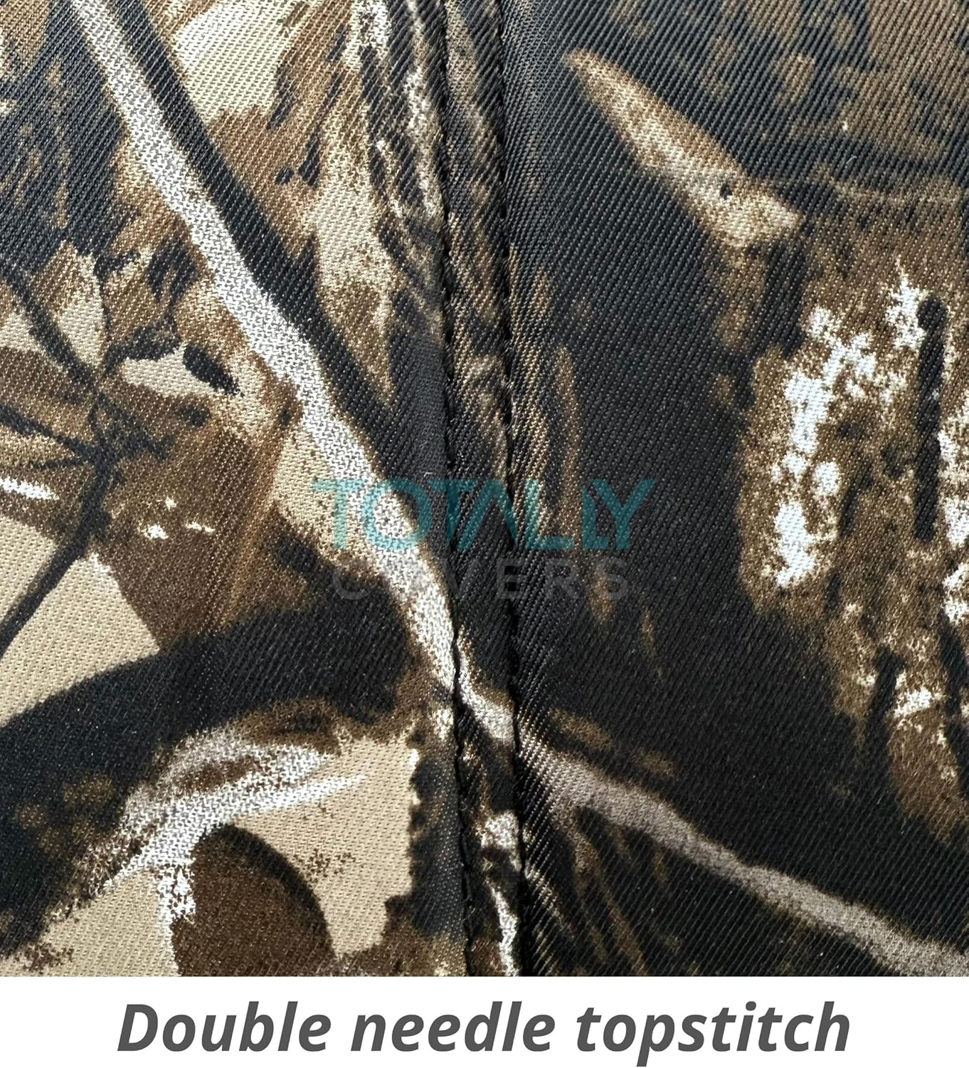 Totally Covers Camouflage Car Seat Covers: Woods Camo - Universal Fit - Front - Buckets - Option for Airbag, Seat Belt, Armrest & Seat Release/Lever Compatible (22 Prints)