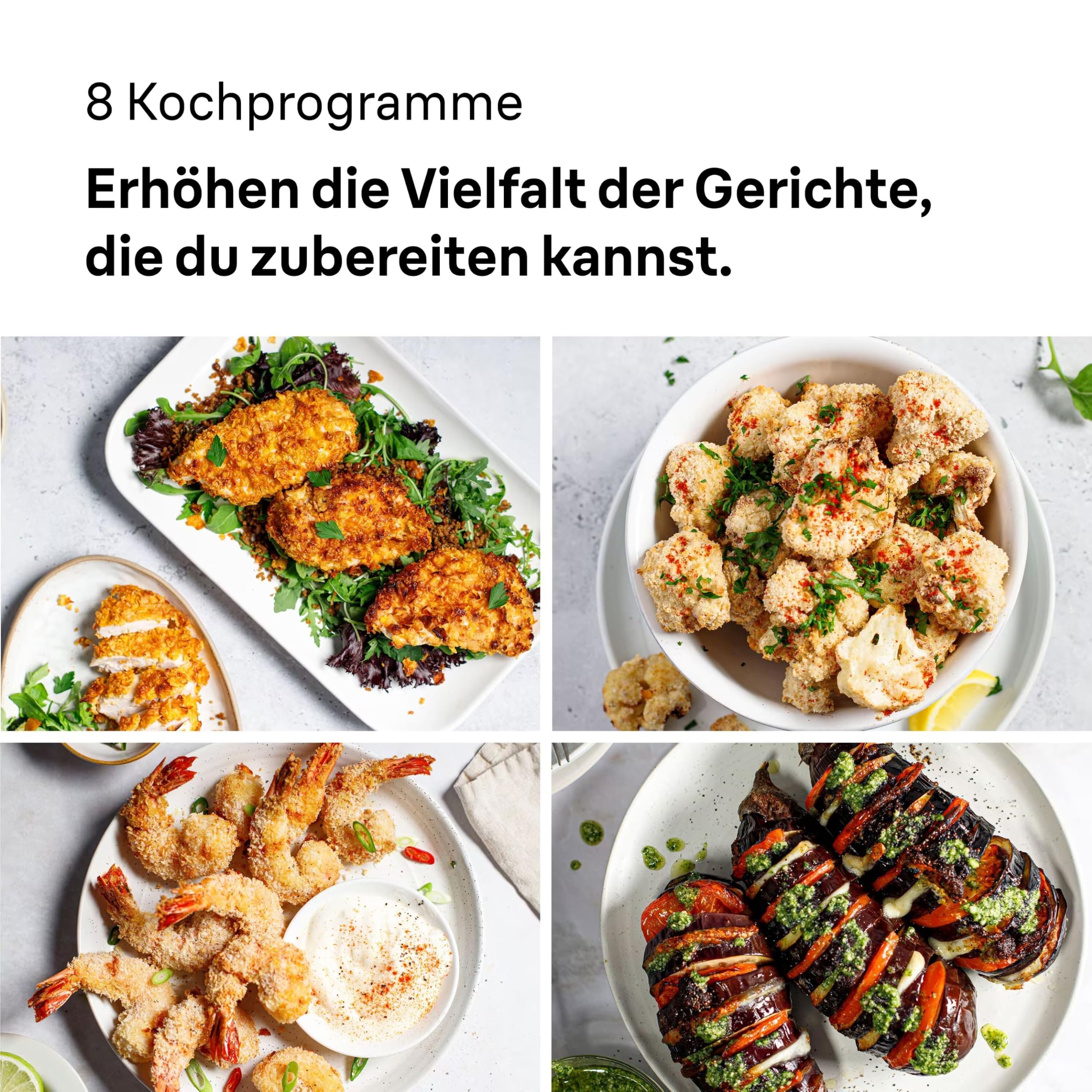 Braun MultiFry5 HF5030IBK, frytkownica powietrzna, pojemność 6 l, 8 programów gotowania, cyfrowy wyświetlacz LED, antypoślizgowe nóżki, temperatura 80-200°, kosz do mycia, 1700 W, matowy czarny