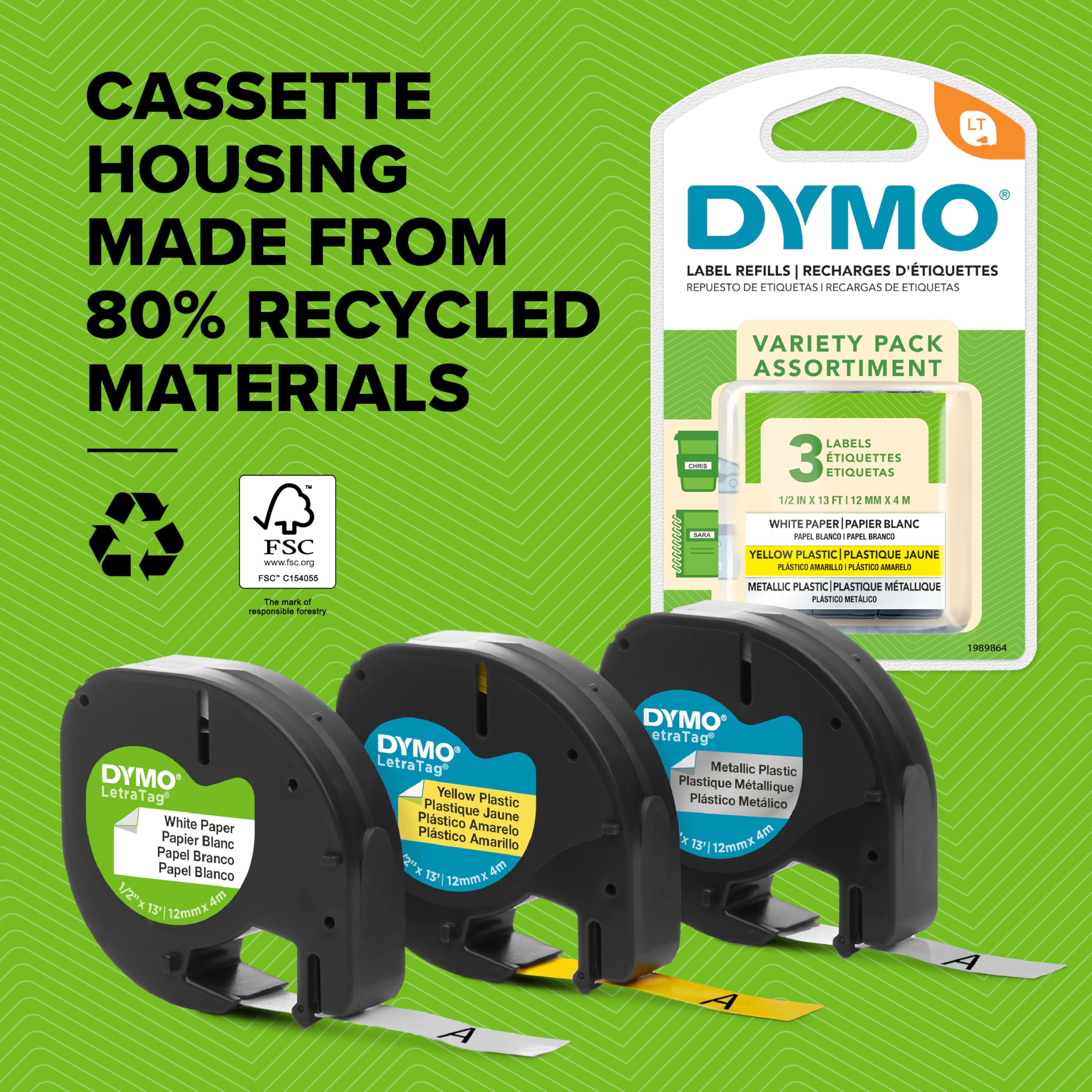 DYMO LetraTag 200B Etichettatrice Bluetooth Stampante per Etichette Compatta Bianco