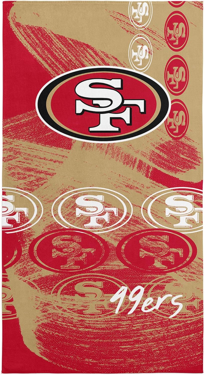 Northwest NFL Beach Towel, Quick-Dry, Soft & Absorbent Lightweight Travel Essentials for Pool or Bath, 40 x 72 inches
