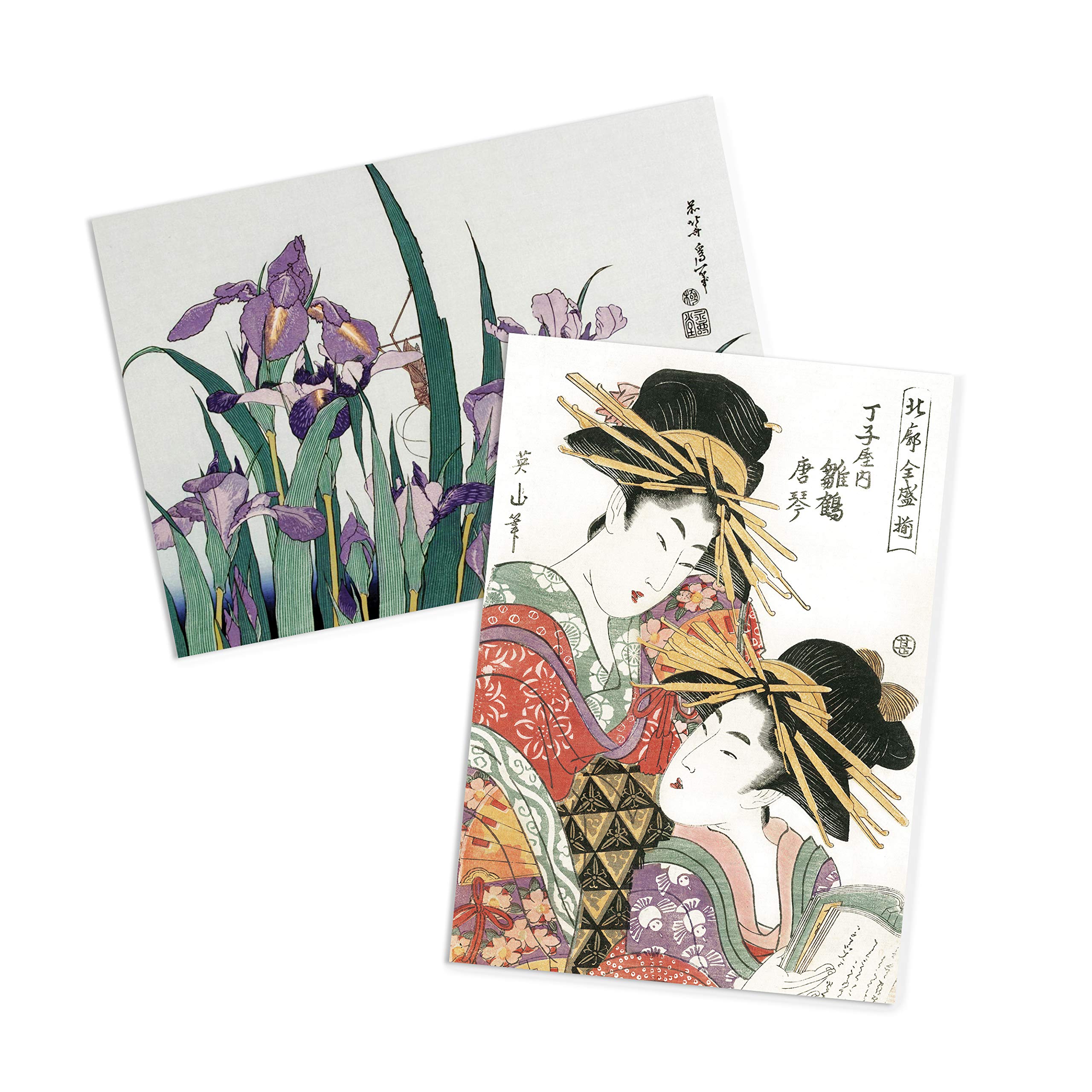 Japanese Ukiyo-e Art Postcards Set of 10 - Postcard Pack Woodblock Cards Gift (Card Set 2), Multicoloured, Standard - Image 2