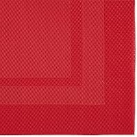 Vista 2 de DII PVC Tabletop Collection Woven Indoor/Outdoor, Placemat Set, 13x17.25, Tango Red, 6 Piece Tango Rojo