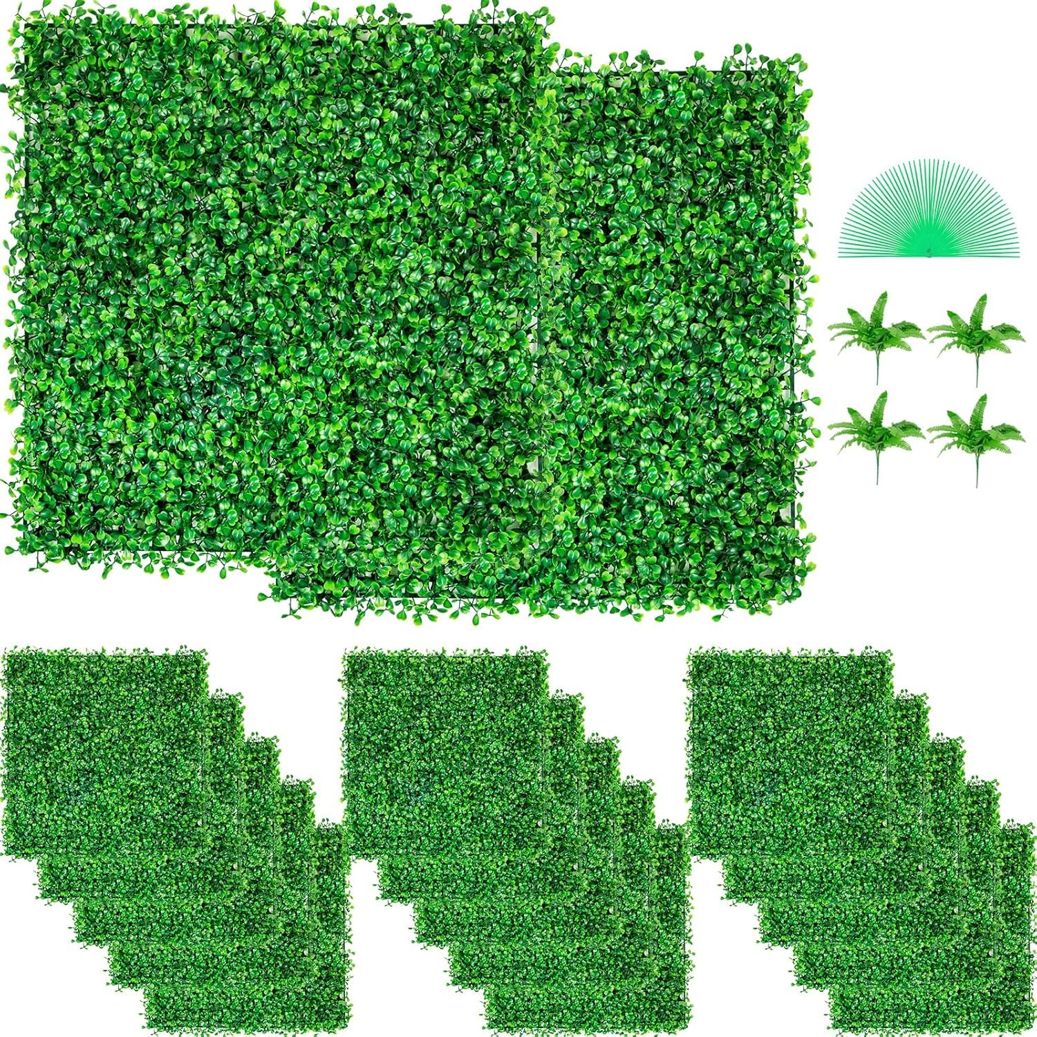 VEVOR 48pc Artificial Boxwood Panels