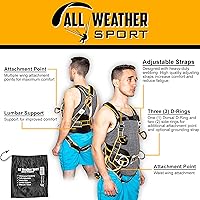 Vista 2 de Arnés de kitesurf - Arnés de entrenamiento de kite surf para manejo en tierra