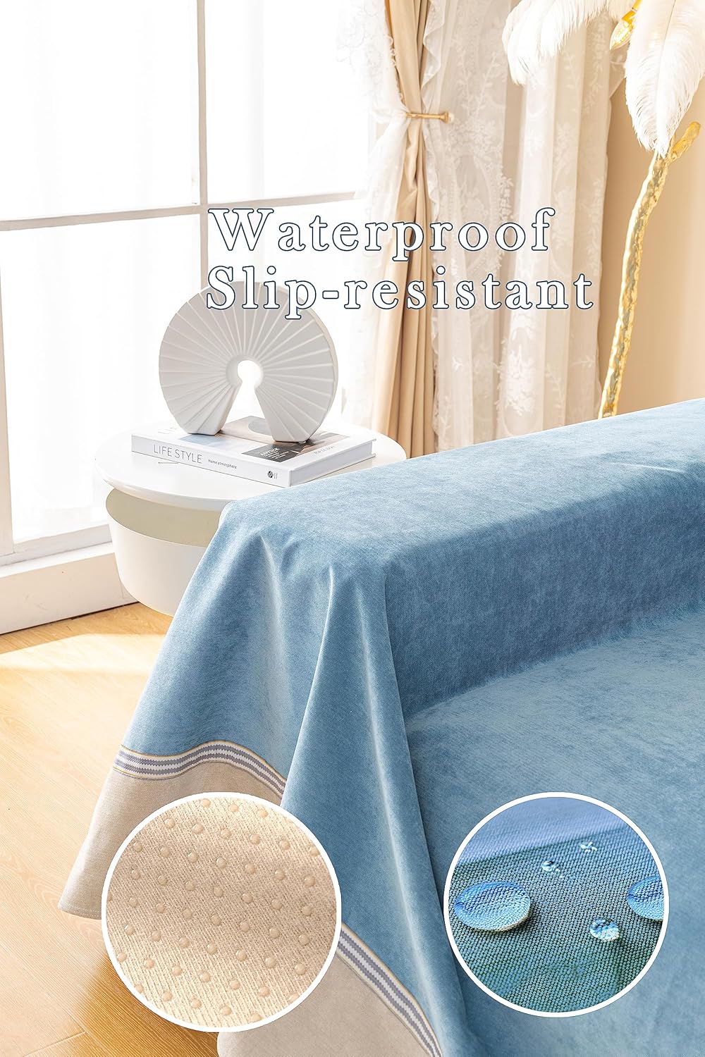 Waterproof & Anti-Slip Sofa Cover - Cat & Dog Claw-Resistant Furniture Protector, Stylish Scratchproof Couch Cover for Pets, Universal Fit Most Couche(XXLarge,78"X133")