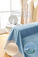 Vista 4 de Funda de sofá impermeable y antideslizante, protector de muebles resistente a las garras para gatos y perros, elegante funda de sofá a prueba