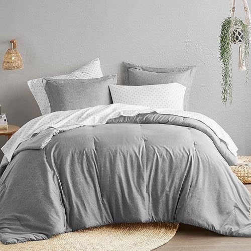 Miniatura 3 de Comfort Spaces Juego de edredón Queen de 7 piezas, juegos de cama boho para tamaño Queen, juegos de ropa de cama de granja con edredón, cama de