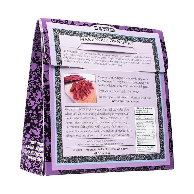 Hi Mountain Jerky Seasoning and Cure Kit | Mezcla de Pimienta | Sazonador para Cecina miniatura 2