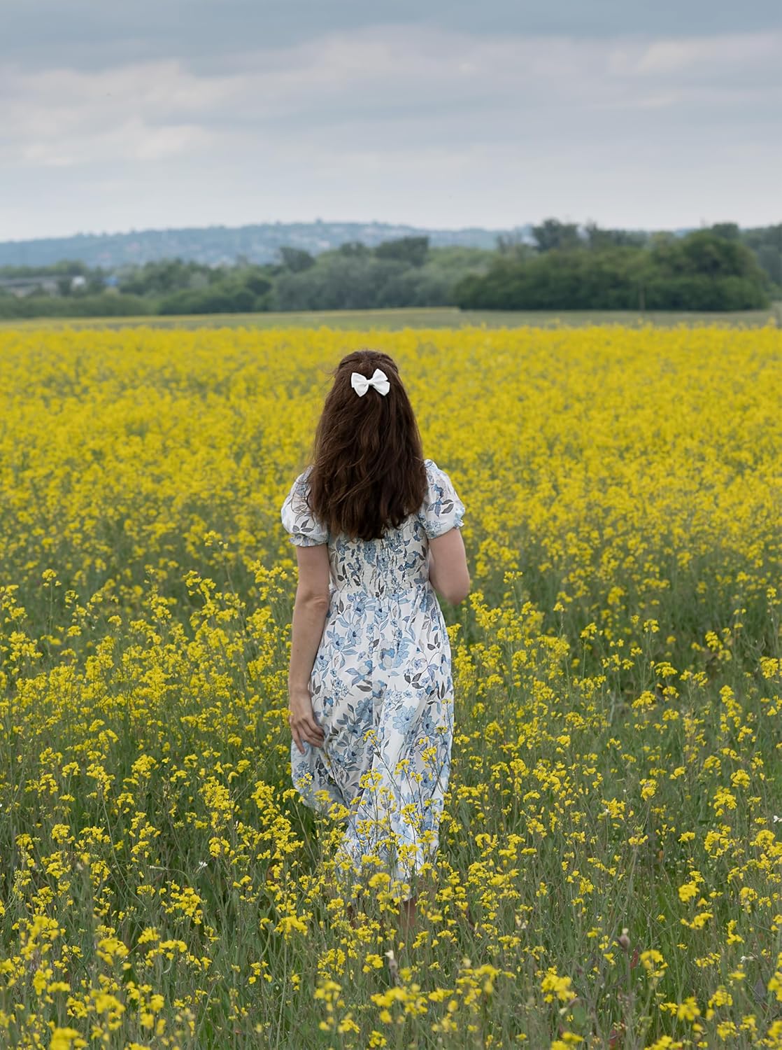 Scarlet Darkness Corset Dresses for Women Summer 2026 Floral Wedding Guest Chiffon Sundress - Image 3