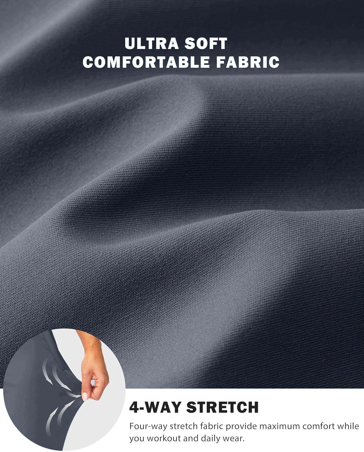 G GRADUAL Women's Joggers Pants with Zipper Pockets High Waisted Sweatpants Athletic Tapered Pants for Women Lounge Workout - Image 6