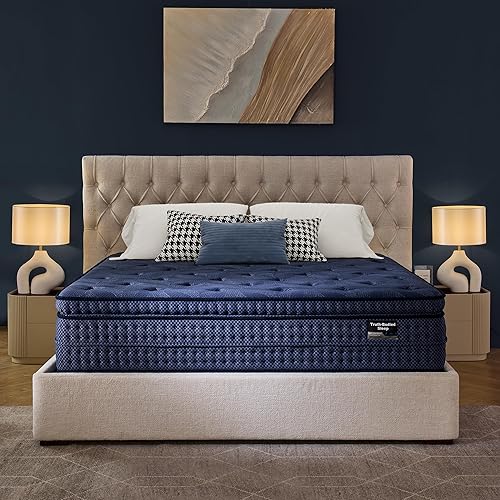 Suiforlun King Mattress, 14 Inch Medium Plush Hybrid Mattress in a Box, Gel Memory Foam & 7 Zone Pocket Coils, Fiberglass Free, CertiPUR-US Certified, 120-Night Trial