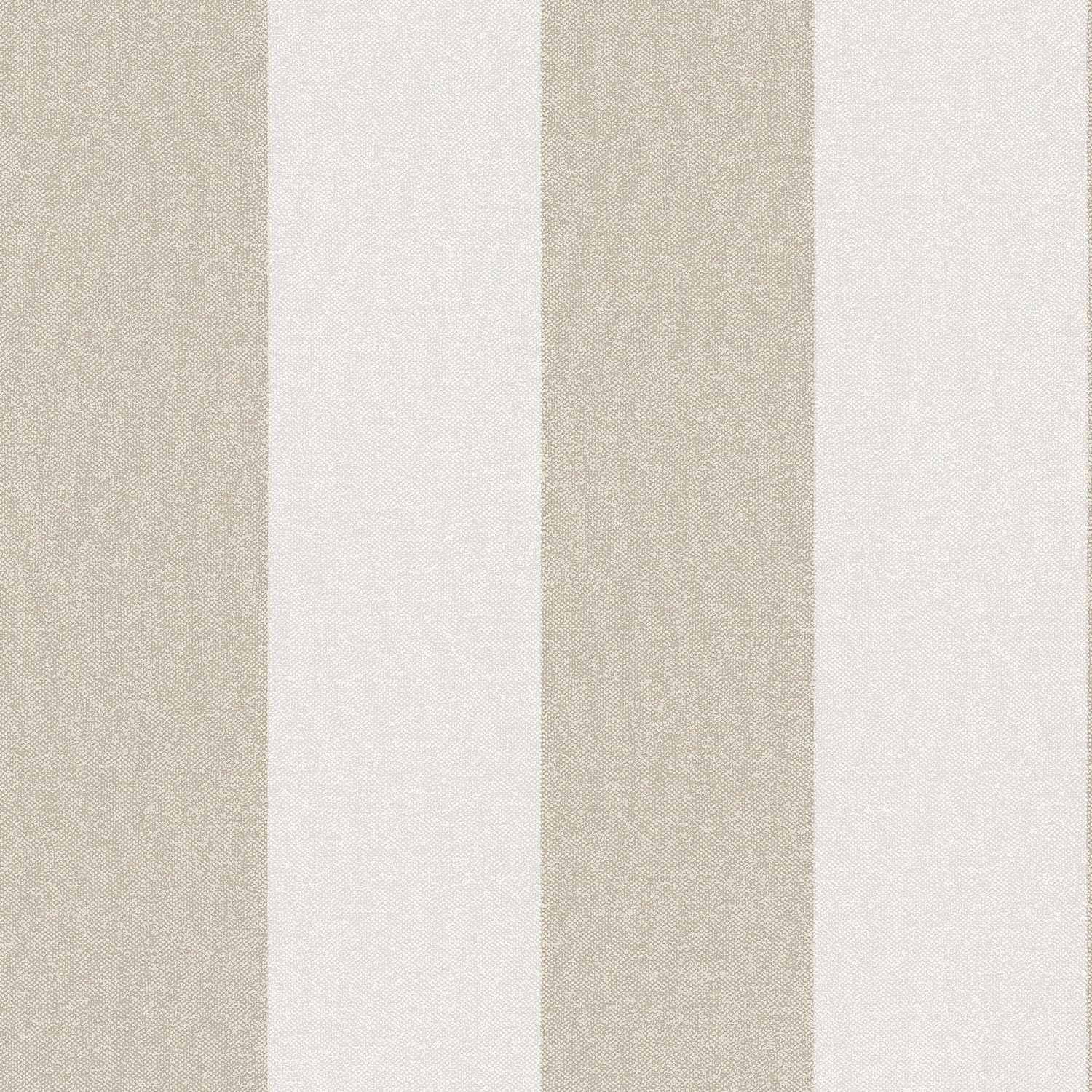 Papier peint intissé beige et blanc-crème Profhome pour un salon lumineux